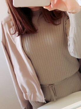 「index（インデックス）のアイテム（ノーカラージャケット）」を使った、dajirinさん（レディース・155cm）の春コーディネート