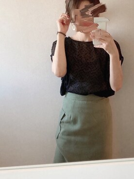 「アイテム（腕時計、ブラウン系）」を使った、dajirinさん（レディース・155cm）の秋コーディネート