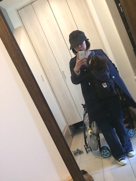 「La TOTALITE（ラトータリテ）のアイテム」を使った、マッキーさん（レディース・155cm）の春コーディネート