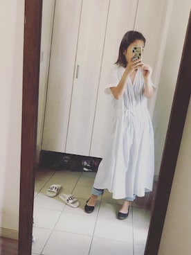 「BONbazaar（ボンバザール）のアイテム」を使った、マッキーさん（レディース・155cm）の夏コーディネート