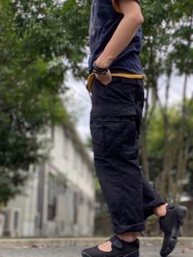 「SHANANA MIL（シャナナミル）のアイテム」を使った、SHINJOさん（メンズ・174cm）の夏コーディネート