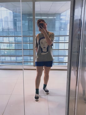 「H&M（エイチ・アンド・エム）のアイテム（その他）」を使った、mooncattieさん（レディース・165cm）の夏コーディネート