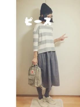 「ラブ＆ピース2016」｜「アイテム（その他）」を使った、apiさん（レディース・156cm）の秋コーディネート
