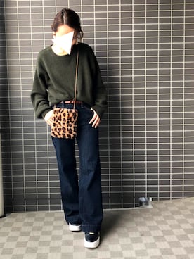 「FREE'S MART（フリーズマート）のアイテム」を使った、yuiatsuさん（レディース・153cm）の冬コーディネート