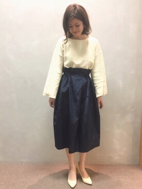 「RANDA（ランダ）のアイテム（パンプス）」を使った、kinoさん（レディース・156cm）の冬コーディネート