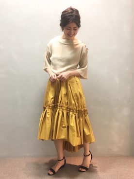 「美女と野獣キャンペーン」｜kinoさん（レディース・156cm）の春コーディネート