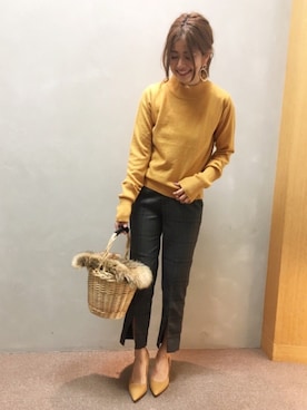 「RANDA（ランダ）のアイテム（パンツ）」を使った、kinoさん（レディース・156cm）の夏コーディネート