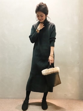「アイテム（ドレスシューズ）」を使った、kinoさん（レディース・156cm）の秋コーディネート