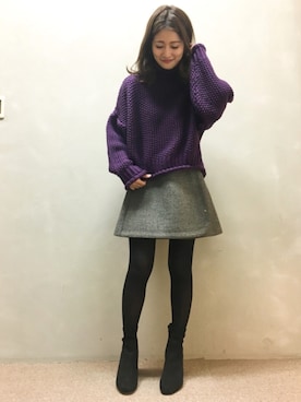 kinoさん（レディース・156cm）の秋コーディネート