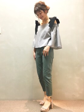 「RANDA（ランダ）のアイテム（アクセサリー）」を使った、kinoさん（レディース・156cm）の冬コーディネート