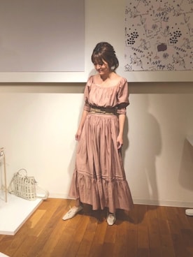 「春ワンピ」｜kinoさん（レディース・156cm）の冬コーディネート