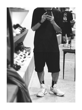 「RickOwens×adidas」｜Kato Mikiさん（メンズ・169cm）の夏コーディネート