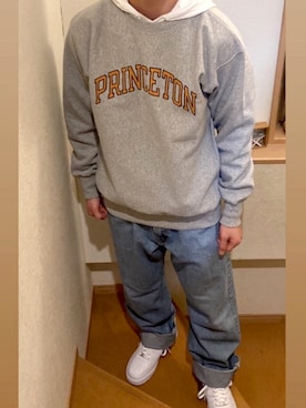 「TOMMY HILFIGER」｜りゅうさん（メンズ・169cm）の冬コーディネート