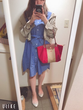 Beams Heart ビームスハート のシャツワンピース ブルー系 を使ったコーディネート一覧 Wear