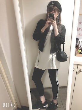 「アイテム（ブルゾン）」を使った、えりたさん（レディース・167cm・30代）の春コーディネート