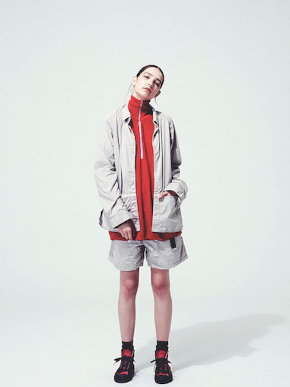 「大人カジュアル、 福岡、シンプルコーデ、春コーデ、 春、rotol、 ロトル」｜「"USEFUL SHIRT"（シャツ/ブラウス、ベージュ系）」を使った、UNREALREALCLOTHESさん（メンズ・175cm）の春コーディネートの1枚目の写真