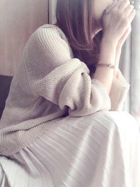 「ZAKKA-BOX（ザッカボックス）のアイテム（アクセサリー）」を使った、りんさん（レディース・158cm）の夏コーディネート