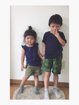 そうまーるさん(キッズ・100cm)の秋コーディネート