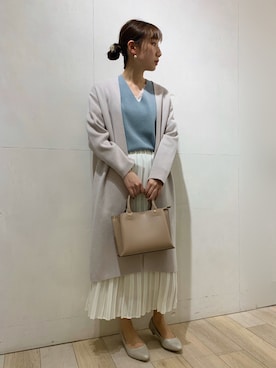 「シャーベットカラー」｜yoshikaさん（レディース・156cm）の冬コーディネート