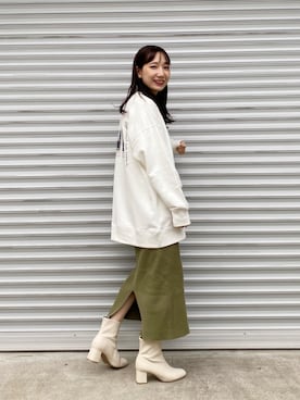 「ストレッチブーツ」｜yoshikaさん（レディース・156cm）の秋コーディネート