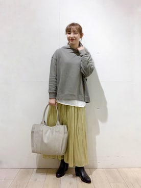 「スカーチョ」｜「アイテム（ブーツ）」を使った、yoshikaさん（レディース・156cm）の秋コーディネート