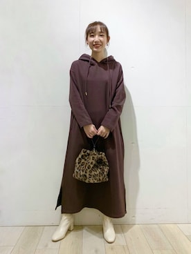 yoshikaさん（レディース・156cm）の冬コーディネート