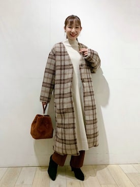 yoshikaさん（レディース・156cm）の冬コーディネート