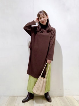 yoshikaさん（レディース・156cm）の冬コーディネート
