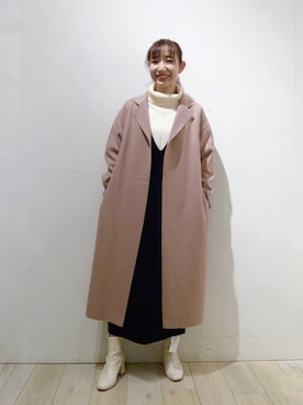 yoshikaさん（レディース・156cm）の冬コーディネート