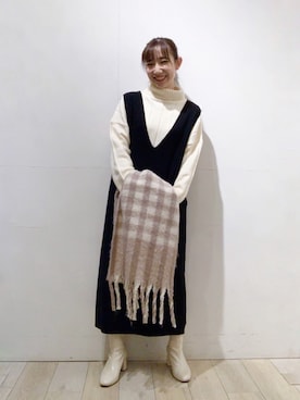 yoshikaさん（レディース・156cm）の冬コーディネート