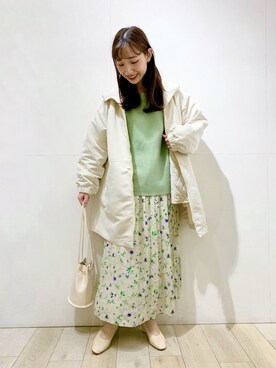 yoshikaさんの「フェイクレザーミニ巾着　924807」を使ったコーディネート