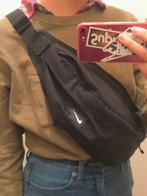 りのん Nikeのボディバッグ ウエストポーチを使ったコーディネート Wear