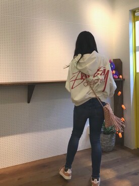 「寒かった」｜M!rai.さん（レディース・158cm）の秋コーディネート