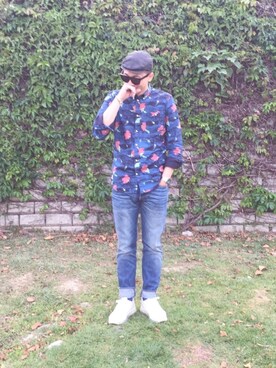 「wesc（ウィーエスシー）のアイテム」を使った、Mai Sonさん（メンズ・179cm）の春コーディネート