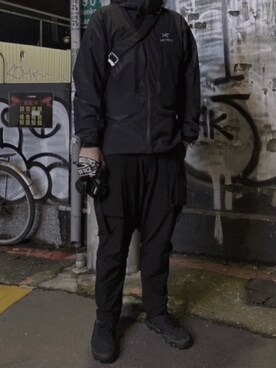 「FR2」｜「アイテム（ジャケット/アウター）」を使った、Lostさん（メンズ・184cm）の春コーディネート