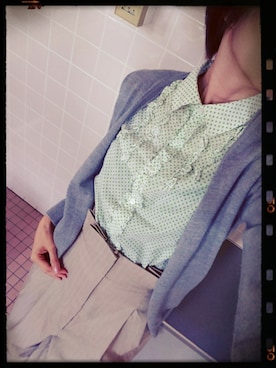 「Vert Dense（ヴェールダンス）のアイテム」を使った、riinaさん（レディース・163cm）の春コーディネート