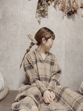 バレッタ ヘアクリップを使った 無印良品 の人気ファッションコーディネート Wear