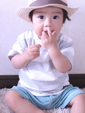 reo_taoさん（キッズ・70cm）の夏コーディネート