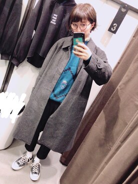 「アイテム（ピアス（両耳用））」を使った、みくっちょさん（レディース・163cm・20代）の冬コーディネート