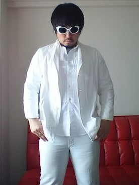 「タキシード」｜「アイテム（ジャケット/アウター）」を使った、dateoさん（メンズ・174cm）の夏コーディネート