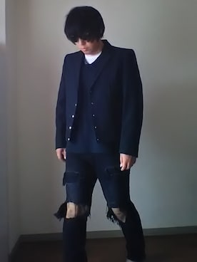 「Tシャツ×デニム」｜「アイテム（ジャケット/アウター）」を使った、dateoさん（メンズ・174cm）の秋コーディネート