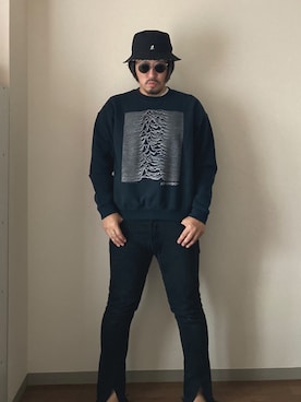 「Gramicci（グラミチ）のアイテム（帽子）」を使った、dateoさん（メンズ・174cm）の秋コーディネート