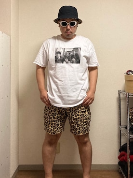 「Gramicci（グラミチ）のアイテム（帽子）」を使った、dateoさん（メンズ・174cm）の夏コーディネート