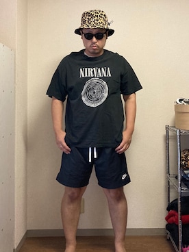 「Gramicci（グラミチ）のアイテム（帽子）」を使った、dateoさん（メンズ・174cm）の夏コーディネート