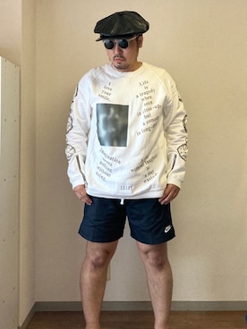 「モードストリート」｜「アイテム（キャスケット）」を使った、dateoさん（メンズ・174cm）の夏コーディネート