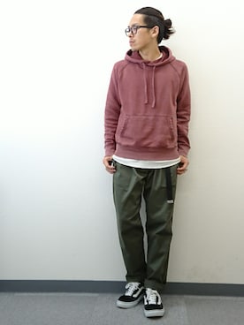 「IOSSELLIANI（イオッセリアーニ）のアイテム（アクセサリー）」を使った、YANCHAさん（メンズ・167cm）の秋コーディネート