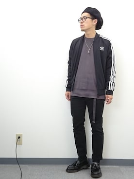 「IOSSELLIANI（イオッセリアーニ）のアイテム」を使った、YANCHAさん（メンズ・167cm）の春コーディネート
