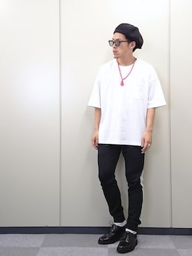 「IOSSELLIANI（イオッセリアーニ）のアイテム」を使った、YANCHAさん（メンズ・167cm）の夏コーディネート
