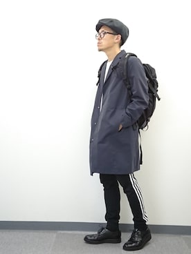 「WILD THINGS（ワイルドシングス）のアイテム（その他アウター）」を使った、YANCHAさん（メンズ・167cm）の秋コーディネート