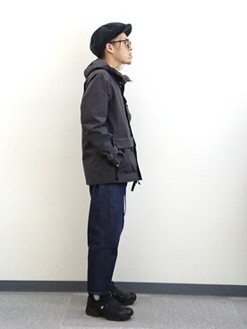 「Snow Peak（スノーピーク）のアイテム（その他アウター）」を使った、YANCHAさん（メンズ・167cm）の秋コーディネート